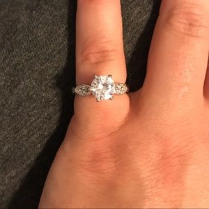 Sterling silver CZ ring